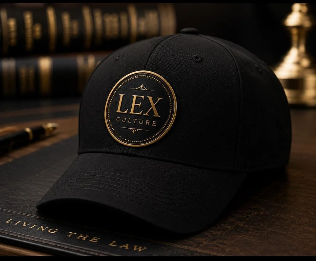 LEX Gold cap with gold crest badge